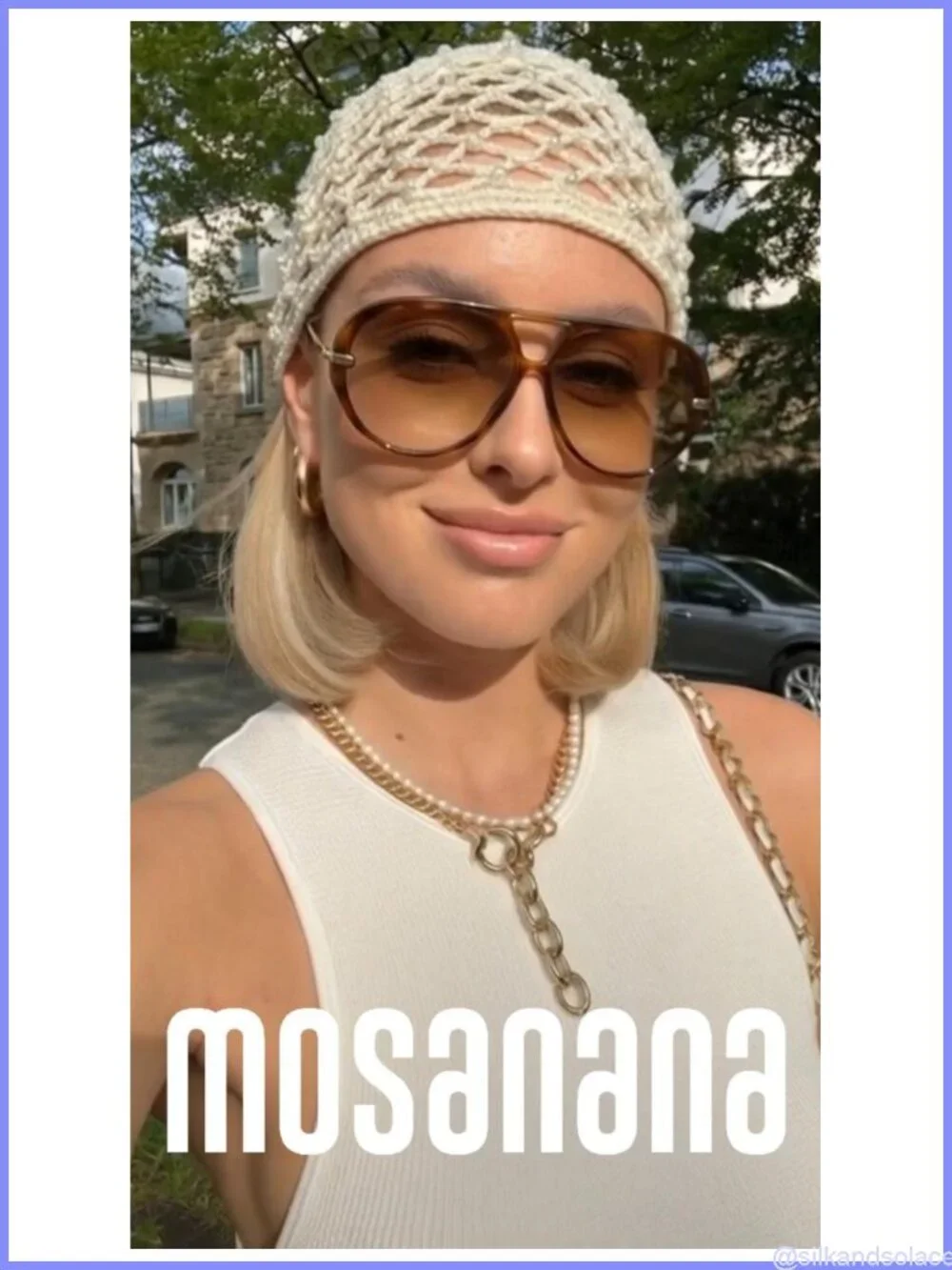 Oversized Aviator Sunglasses Retro Style UV400 Protection